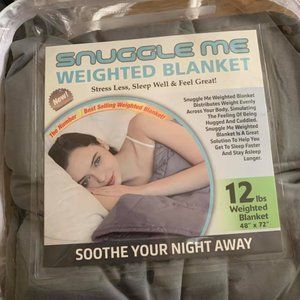 Snuggle me 12 lb weighted blanket